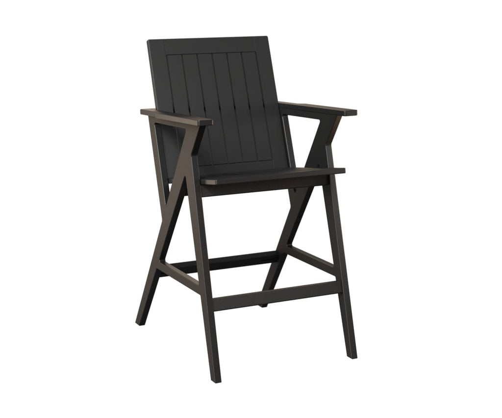 Kinsley Bar Arm Chair Rockwood Outdoor Furniture Black A 