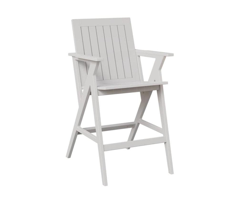 Kinsley Bar Arm Chair Rockwood Outdoor Furniture White A 