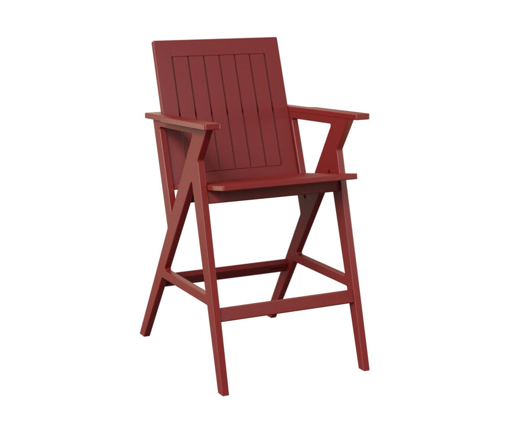 Kinsley Bar Arm Chair Rockwood Outdoor Furniture MGP Red 