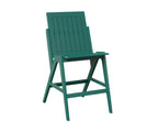 Kinsley Bar Side Chair Rockwood Outdoor Furniture MGP Teal 