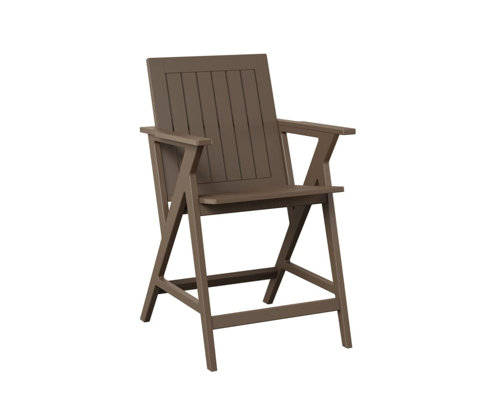 Kinsley Counter Arm Chair Rockwood Outdoor Furniture MGP Clay 