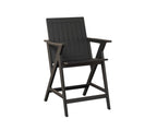 Kinsley Counter Arm Chair Rockwood Outdoor Furniture Black A 