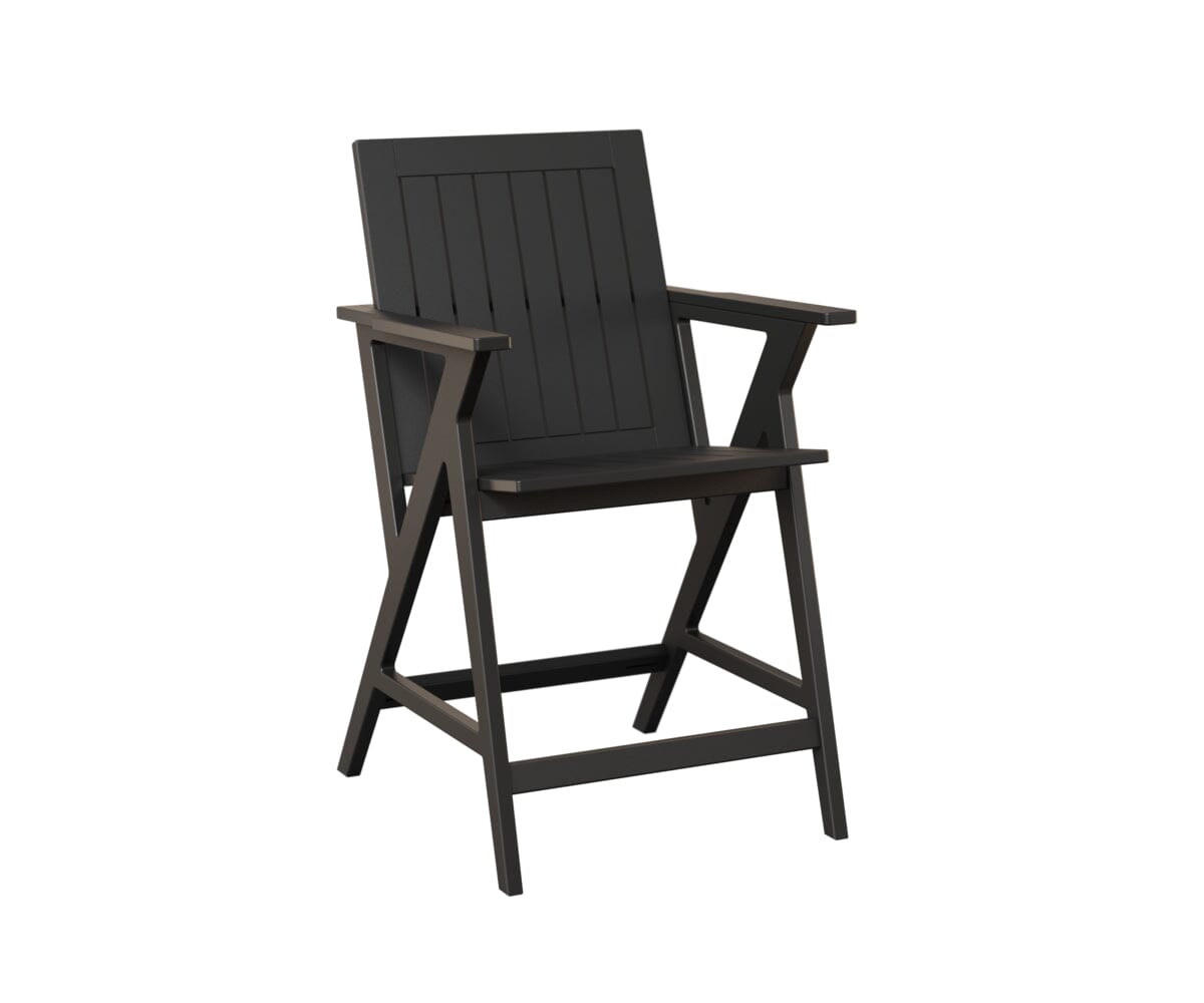 Kinsley Counter Arm Chair Rockwood Outdoor Furniture Black A 
