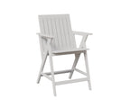 Kinsley Counter Arm Chair Rockwood Outdoor Furniture White A 