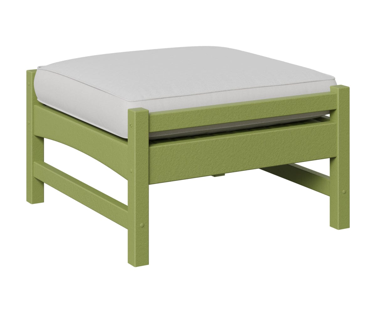 Camden Ottoman Rockwood Outdoor Furniture Kiwi Green 