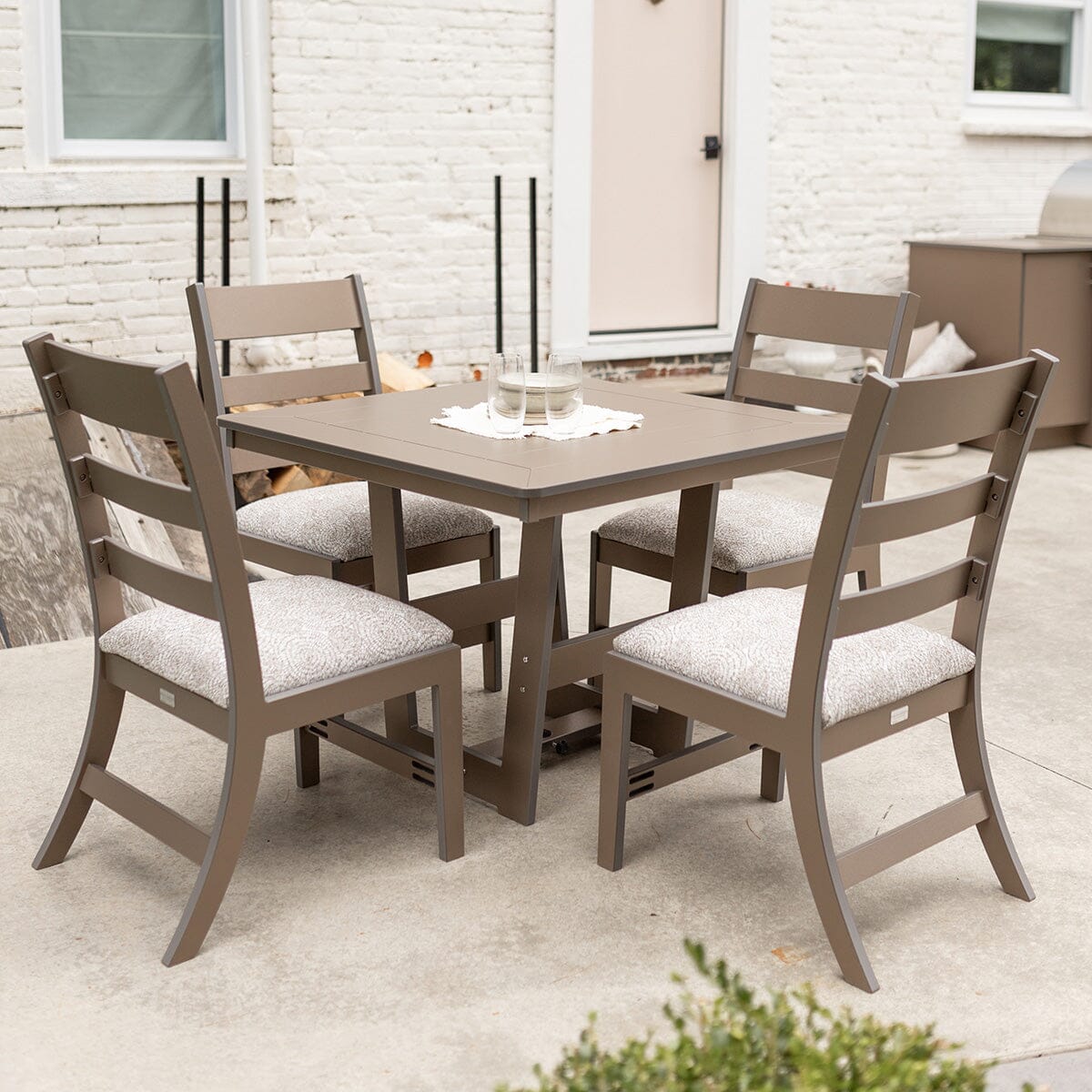 Hudson 40" x 40" Square Table - Dining Height Rockwood Outdoor Furniture 