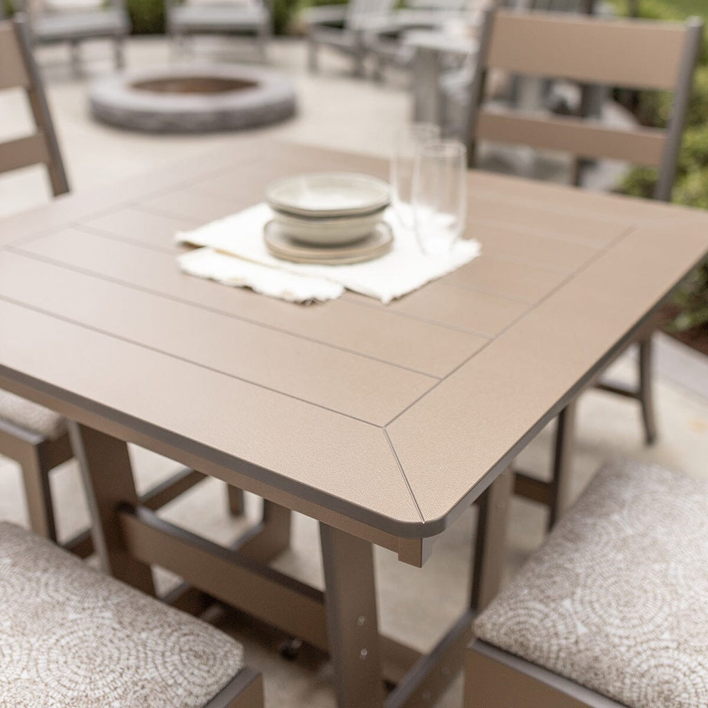 Hudson 40" x 40" Square Table - Dining Height Rockwood Outdoor Furniture 