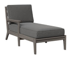 Classic Terrace Right Arm Chaise Lounge Rockwood Outdoor Furniture Natural Finish: Coastal Gray 