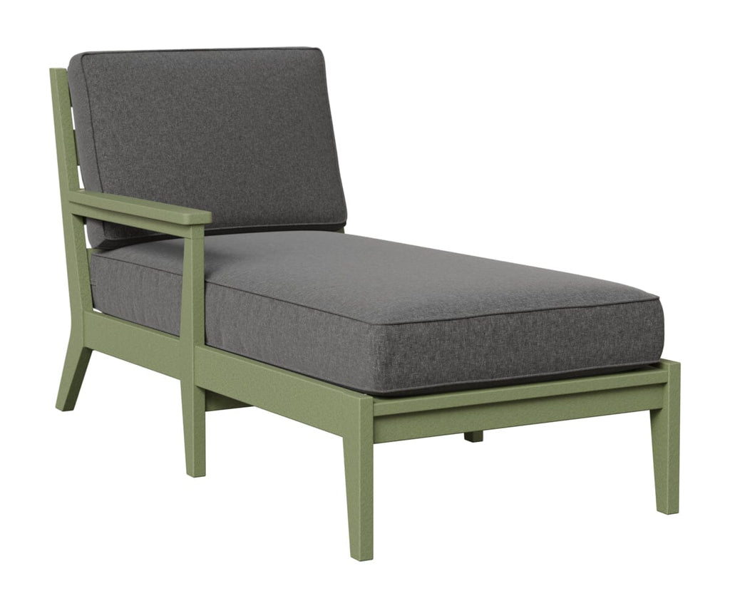 Classic Terrace Right Arm Chaise Lounge Rockwood Outdoor Furniture Sage 