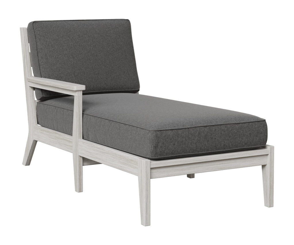 Classic Terrace Right Arm Chaise Lounge Rockwood Outdoor Furniture Natural Finish: Seashell 
