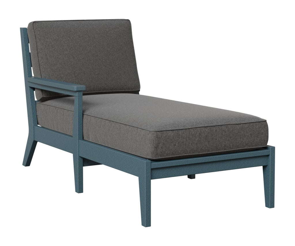 Classic Terrace Right Arm Chaise Lounge Rockwood Outdoor Furniture Slate 