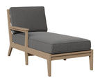Classic Terrace Right Arm Chaise Lounge Rockwood Outdoor Furniture Weatherwood 