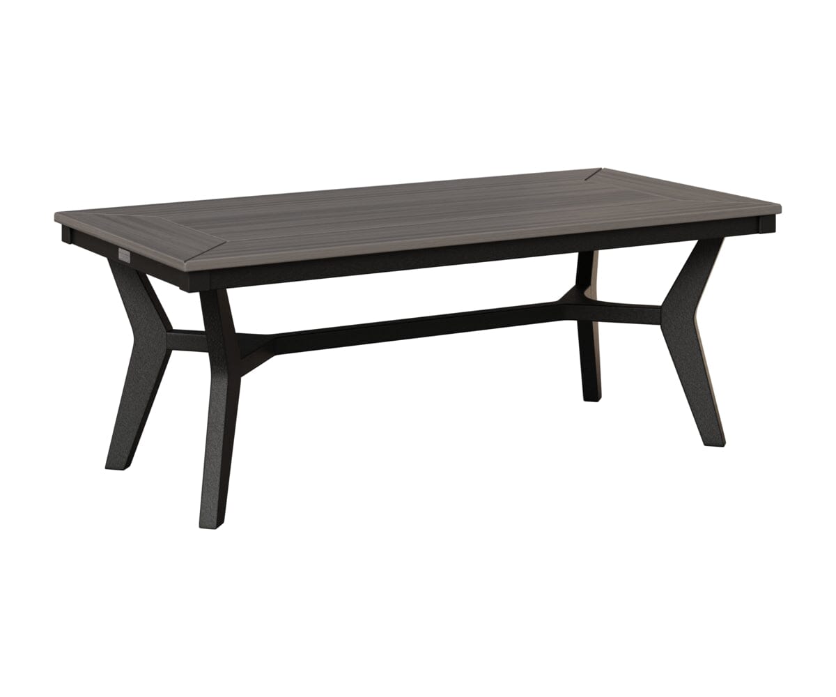 Mayhew Rectangle Coffee Table Rockwood Outdoor Furniture Tabletop: Coastal Gray I Legs: Black 