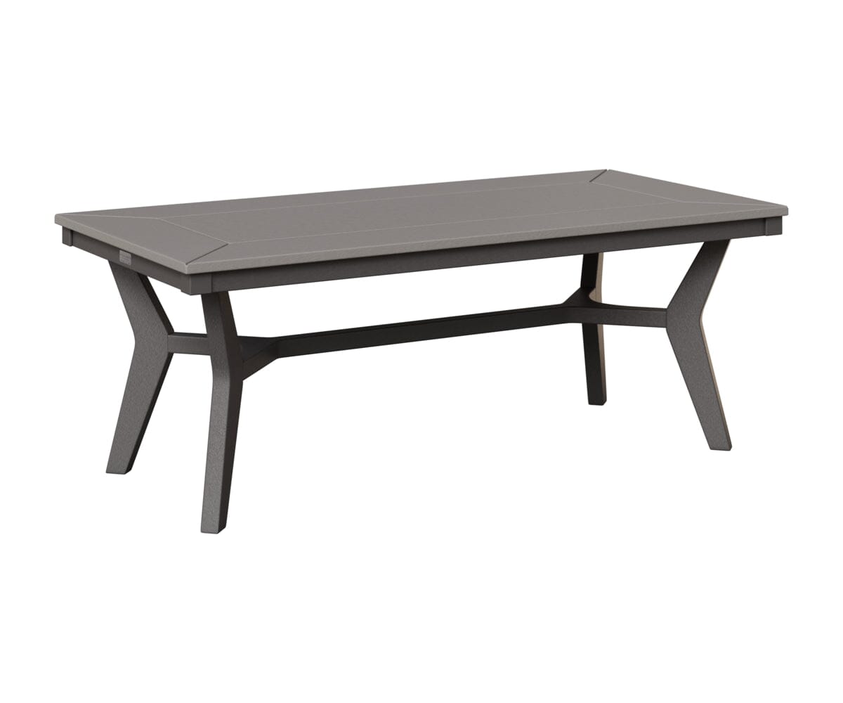 Mayhew Rectangle Coffee Table Rockwood Outdoor Furniture Tabletop: Light Gray I Legs: Smoke Gray 
