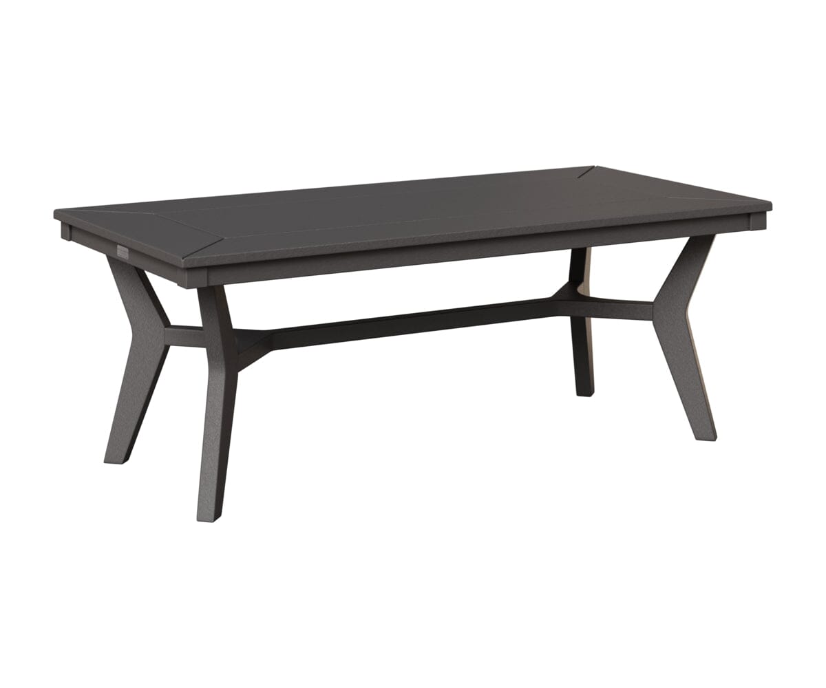 Mayhew Rectangle Coffee Table Rockwood Outdoor Furniture Smoke Gray 