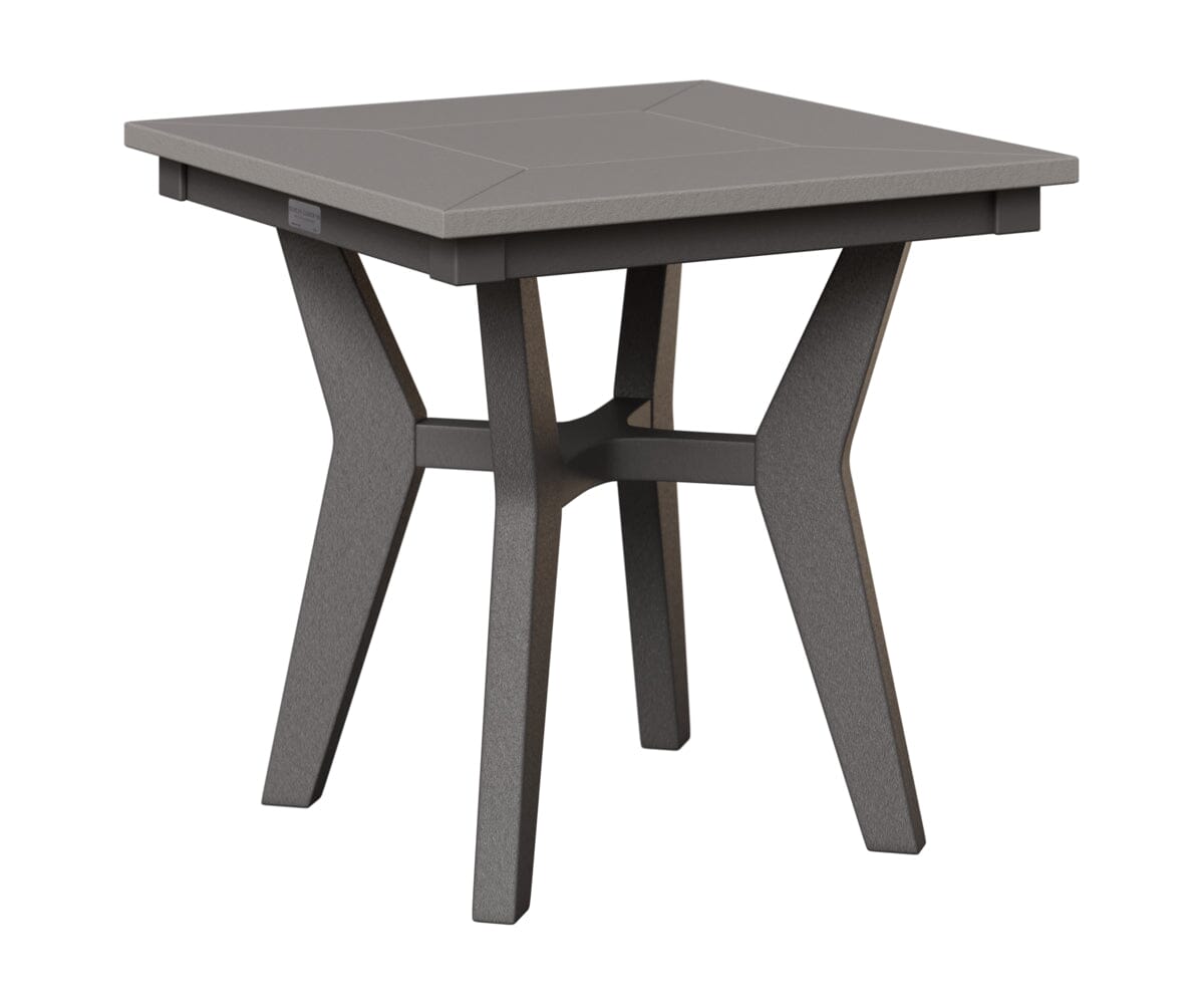 Mayhew Square End Table Rockwood Outdoor Furniture Tabletop: Light Gray I Legs: Smoke Gray