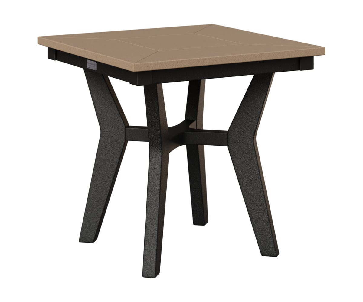 Mayhew Square End Table Rockwood Outdoor Furniture Tabletop: Weatherwood I Legs: Black