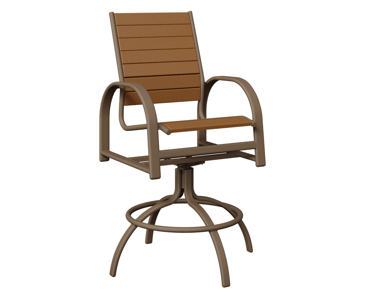 Murphy Poly Swivel Bar Chair