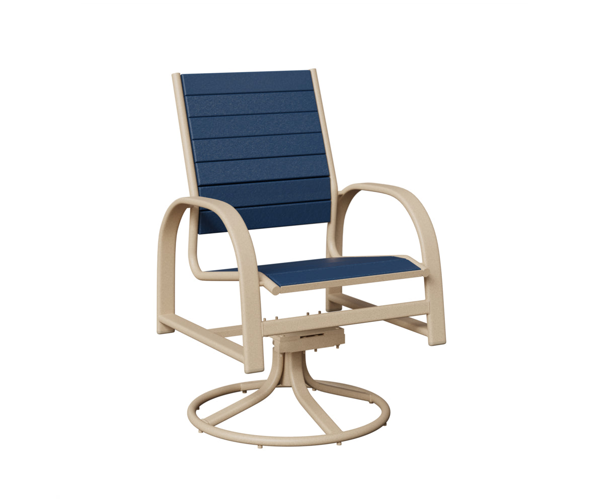 Murphy Poly Swivel Rocker Dining Chair