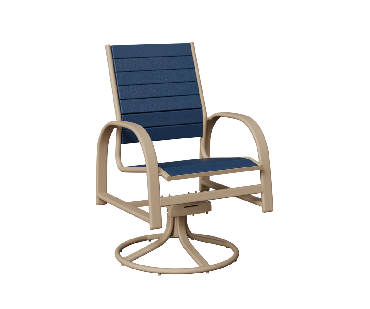 Murphy Poly Swivel Rocker Dining Chair