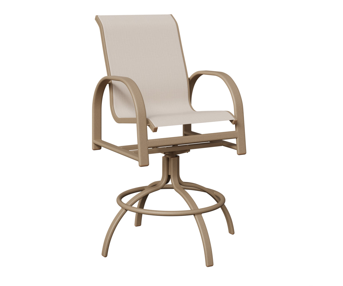 Murphy Sling Swivel Bar Chair