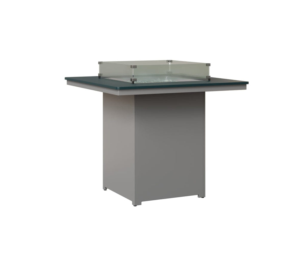 Numa 47" Sq Fire Table Bar Rockwood Outdoor Furniture MGP Berry MGP Fog 