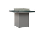 Numa 47" Sq Fire Table Bar Rockwood Outdoor Furniture MGP Berry MGP Fog 