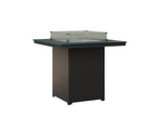 Numa 47" Sq Fire Table Bar Rockwood Outdoor Furniture MGP Berry MGP Black 