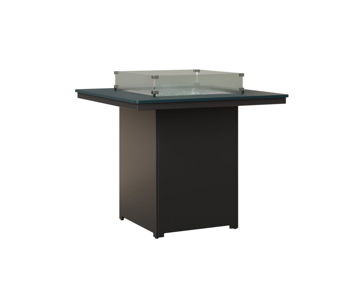 Numa 47" Sq Fire Table Bar Rockwood Outdoor Furniture MGP Berry MGP Black 