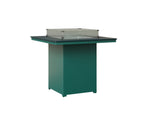 Numa 47" Sq Fire Table Bar Rockwood Outdoor Furniture MGP Berry MGP Teal 