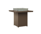 Numa 47" Sq Fire Table Bar Rockwood Outdoor Furniture MGP Clay MGP Clay 