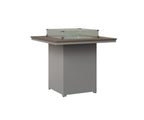 Numa 47" Sq Fire Table Bar Rockwood Outdoor Furniture MGP Clay MGP Fog 