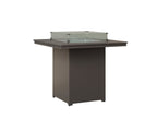 Numa 47" Sq Fire Table Bar Rockwood Outdoor Furniture MGP Graphite MGP Graphite 