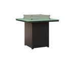 Numa 47" Sq Fire Table Bar Rockwood Outdoor Furniture MGP Mint MGP Black 
