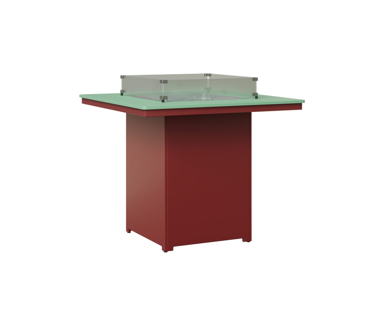 Numa 47" Sq Fire Table Bar Rockwood Outdoor Furniture MGP Mint MGP Red 