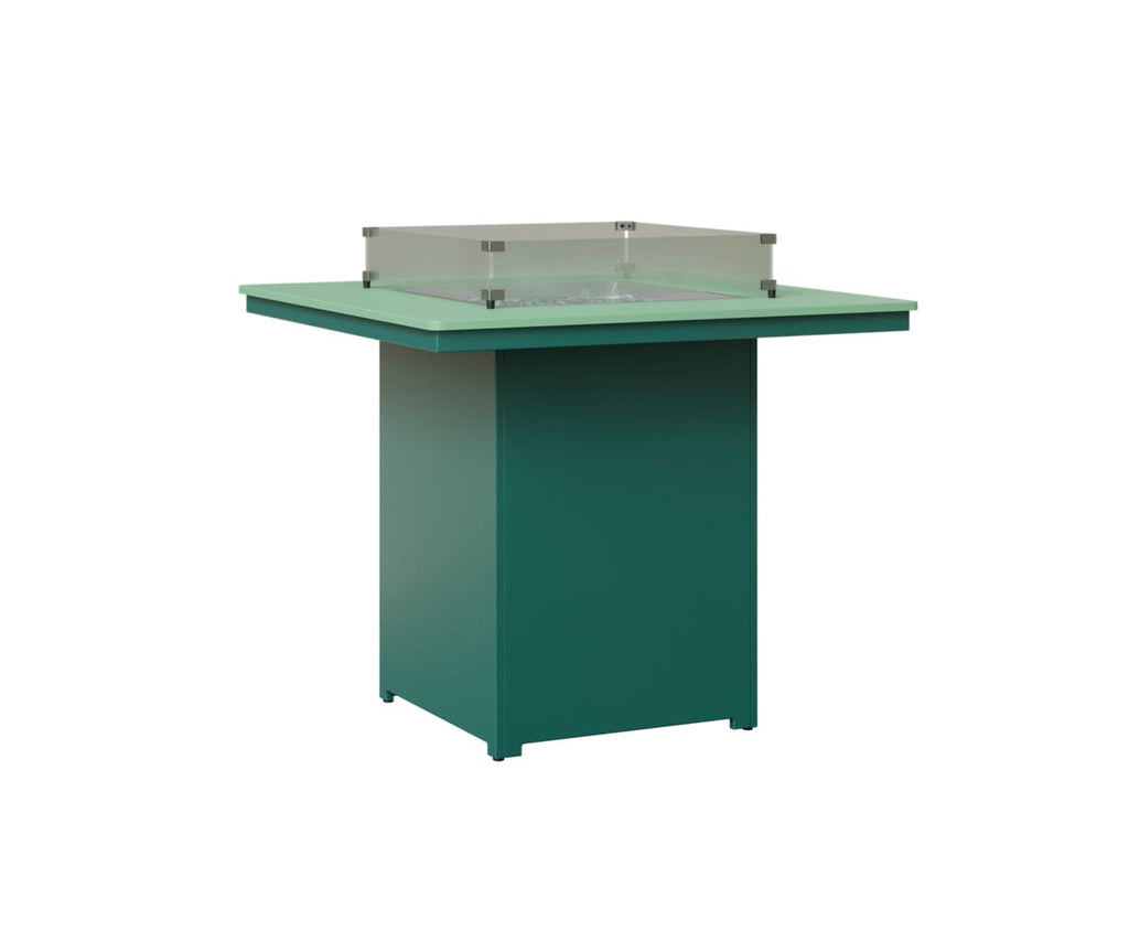 Numa 47" Sq Fire Table Bar Rockwood Outdoor Furniture MGP Mint MGP Teal 