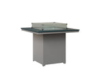 Numa 47" Sq Fire Table Counter Rockwood Outdoor Furniture MGP Berry MGP Fog 