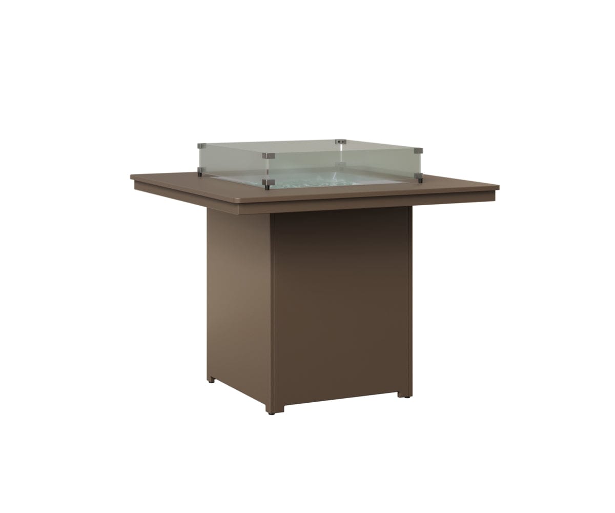 Numa 47" Sq Fire Table Counter Rockwood Outdoor Furniture MGP Clay MGP Clay 