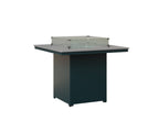 Numa 47" Sq Fire Table Counter Rockwood Outdoor Furniture MGP Fog MGP Berry 