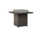 Numa 47" Sq Fire Table Counter Rockwood Outdoor Furniture MGP Graphite MGP Graphite 