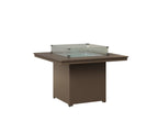 Numa 47" Sq Fire Table Dining Rockwood Outdoor Furniture 