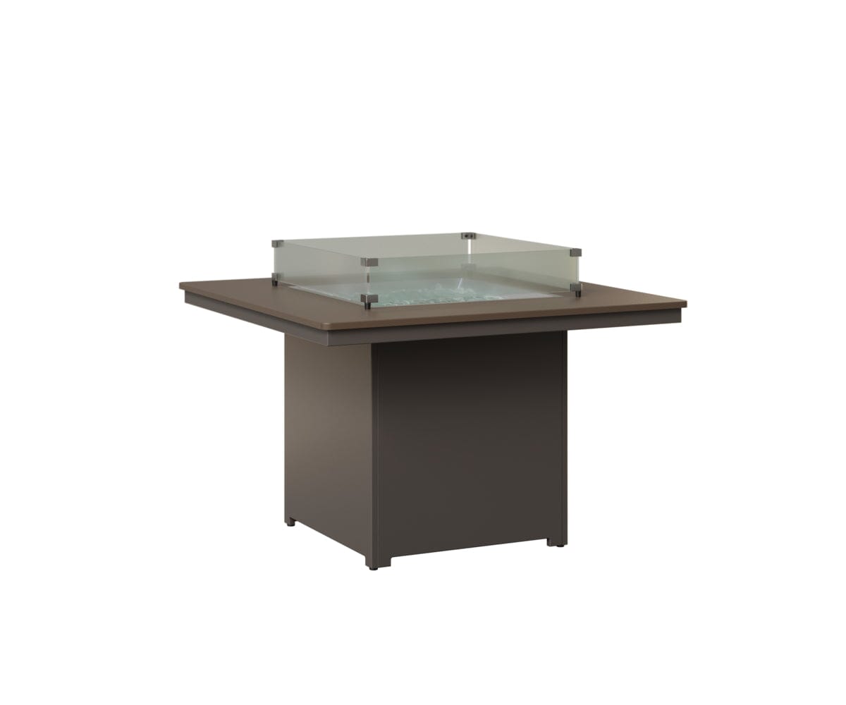 Numa 47" Sq Fire Table Dining Rockwood Outdoor Furniture 