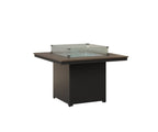 Numa 47" Sq Fire Table Dining Rockwood Outdoor Furniture 