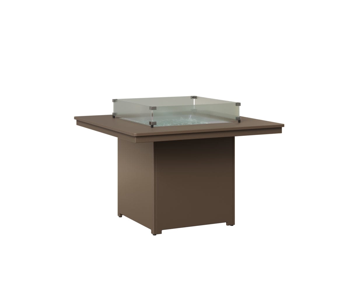 Numa 47" Sq Fire Table Dining Rockwood Outdoor Furniture 