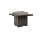 Numa 47" Sq Fire Table Dining Rockwood Outdoor Furniture 