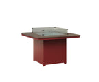 Numa 47" Sq Fire Table Dining Rockwood Outdoor Furniture 