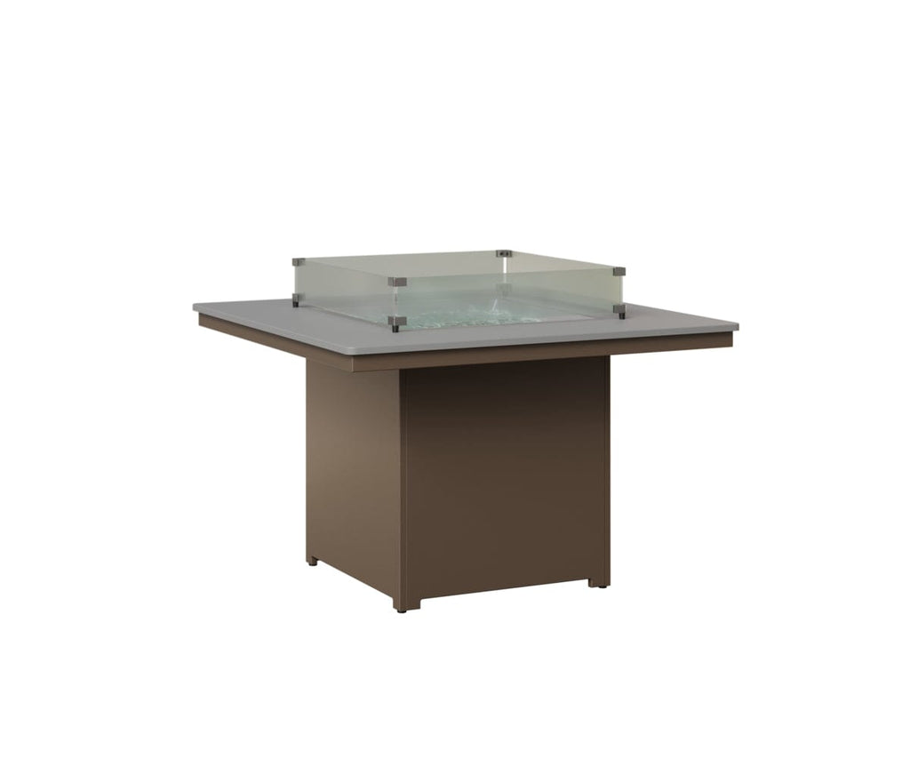 Numa 47" Sq Fire Table Dining Rockwood Outdoor Furniture 