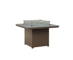 Numa 47" Sq Fire Table Dining Rockwood Outdoor Furniture 