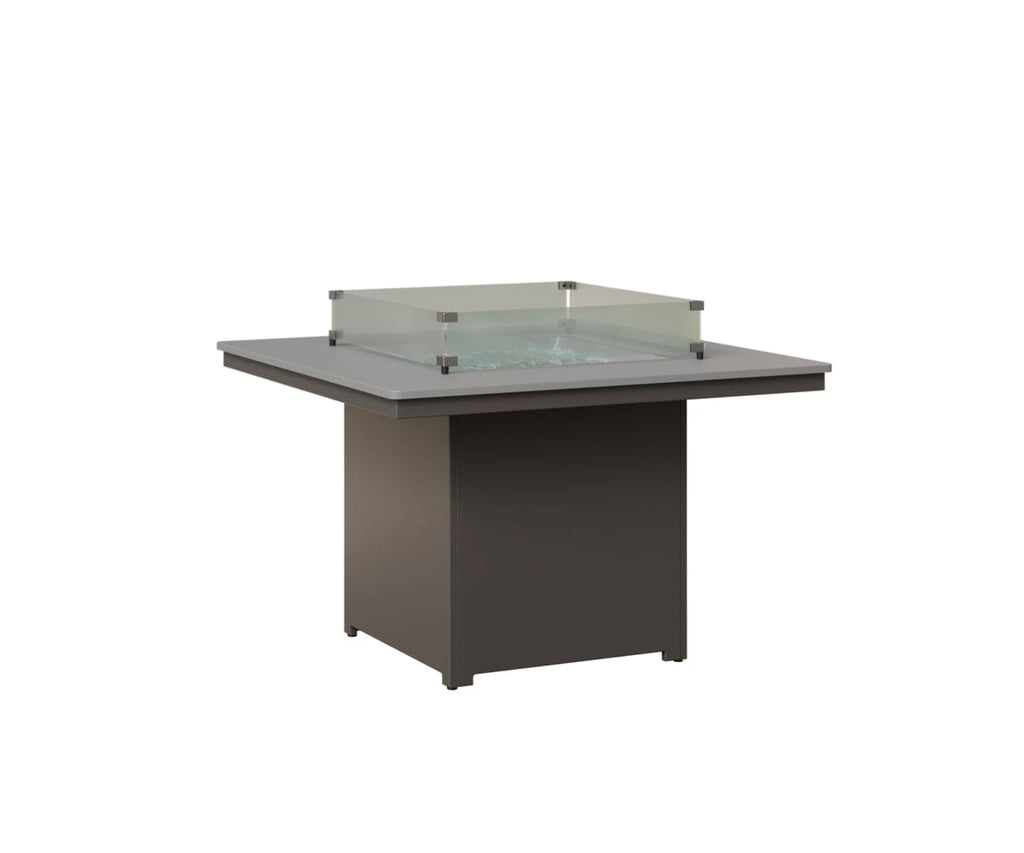 Numa 47" Sq Fire Table Dining Rockwood Outdoor Furniture 