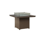 Numa 47" Sq Fire Table Dining Rockwood Outdoor Furniture 